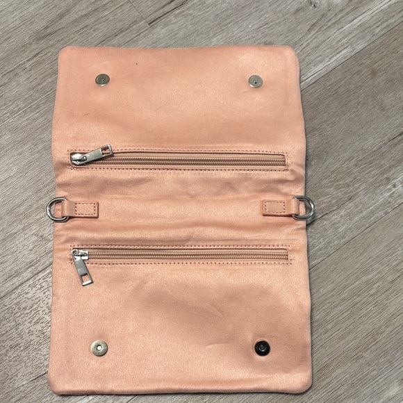 Studded Pink Clutch - strap included - Picture 2 of 3